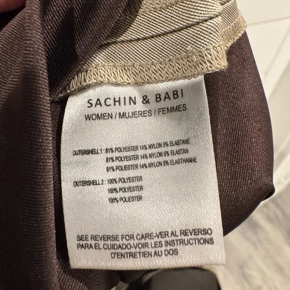 NWT Sachin + Babi Bonnie gown in pewter